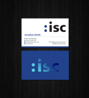 Visitenkarten-Design von Creations Box 2015 für ISC Information Shuttle Corportion GmbH | Design: #27339671