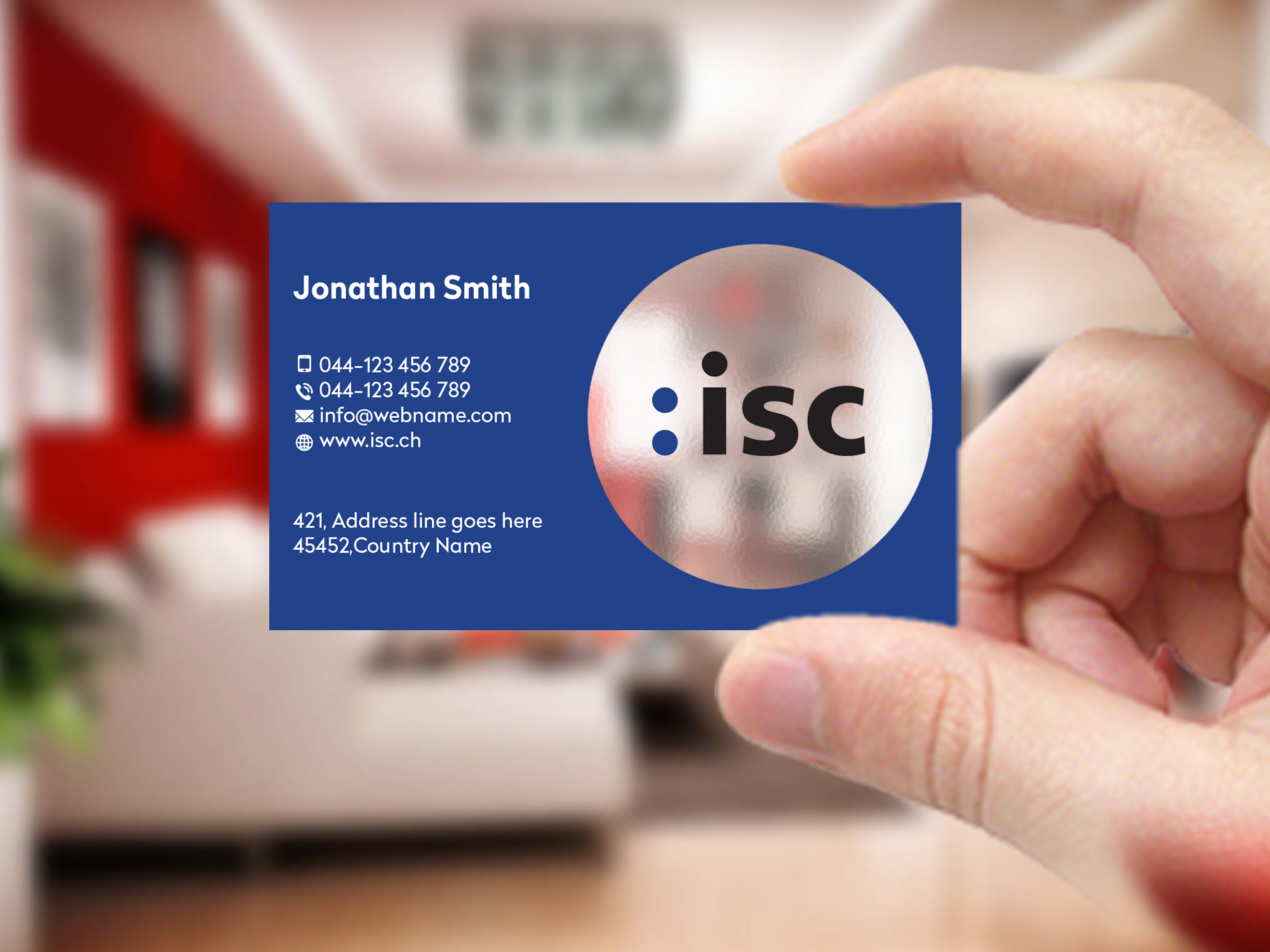 Design de Carte de Visite par Creations Box 2015 pour ISC Information Shuttle Corportion GmbH | Design #27339673