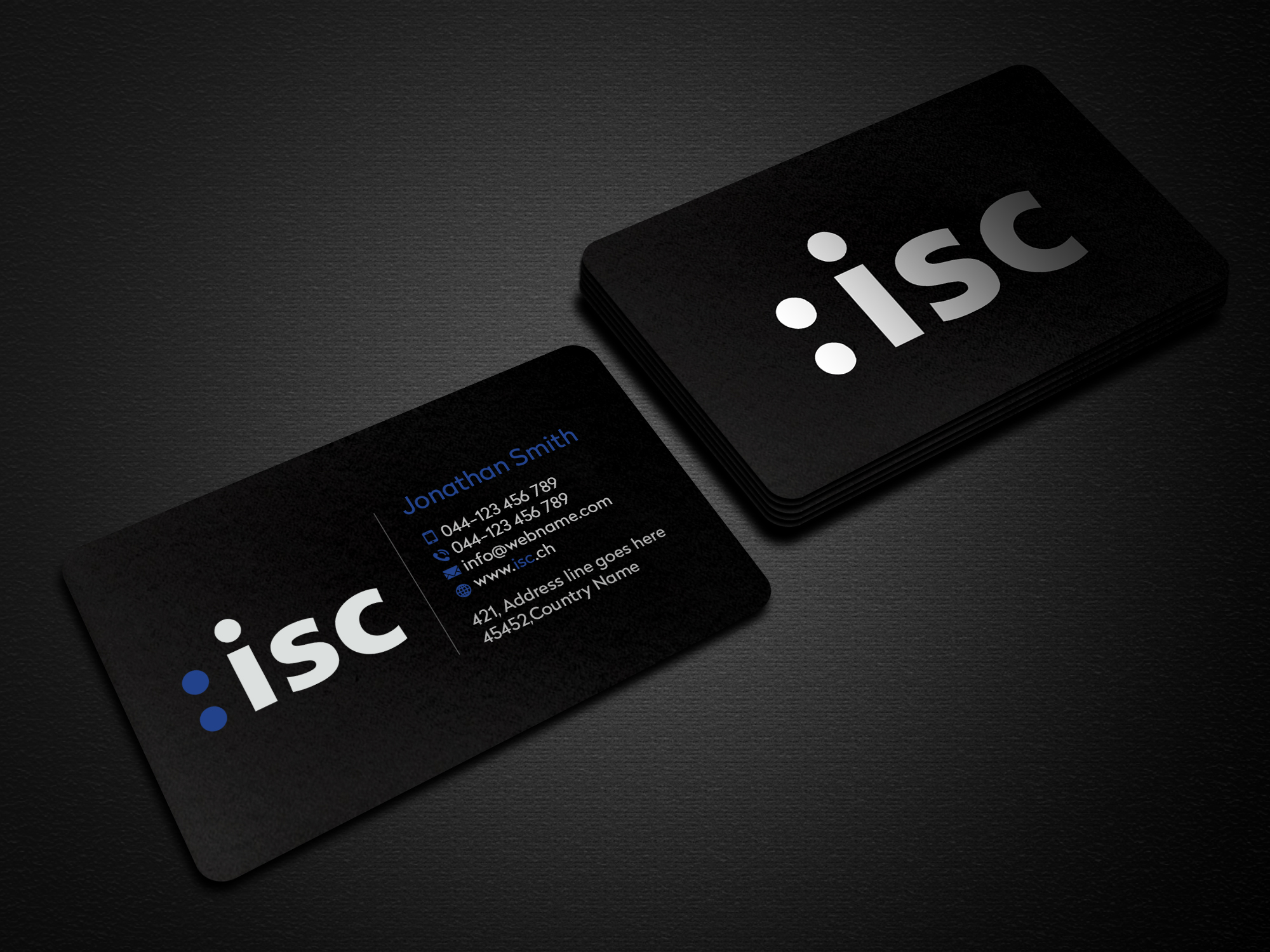 Business Card Design by Creations Box 2015 for ISC Information Shuttle Corportion GmbH | Design #27339694