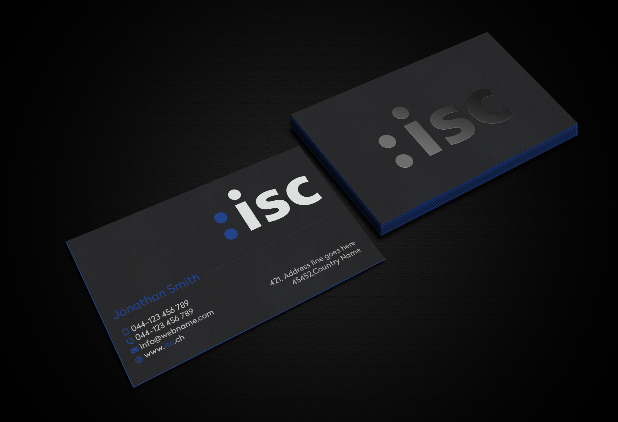 Business Card Design by Creations Box 2015 for ISC Information Shuttle Corportion GmbH | Design #27339695