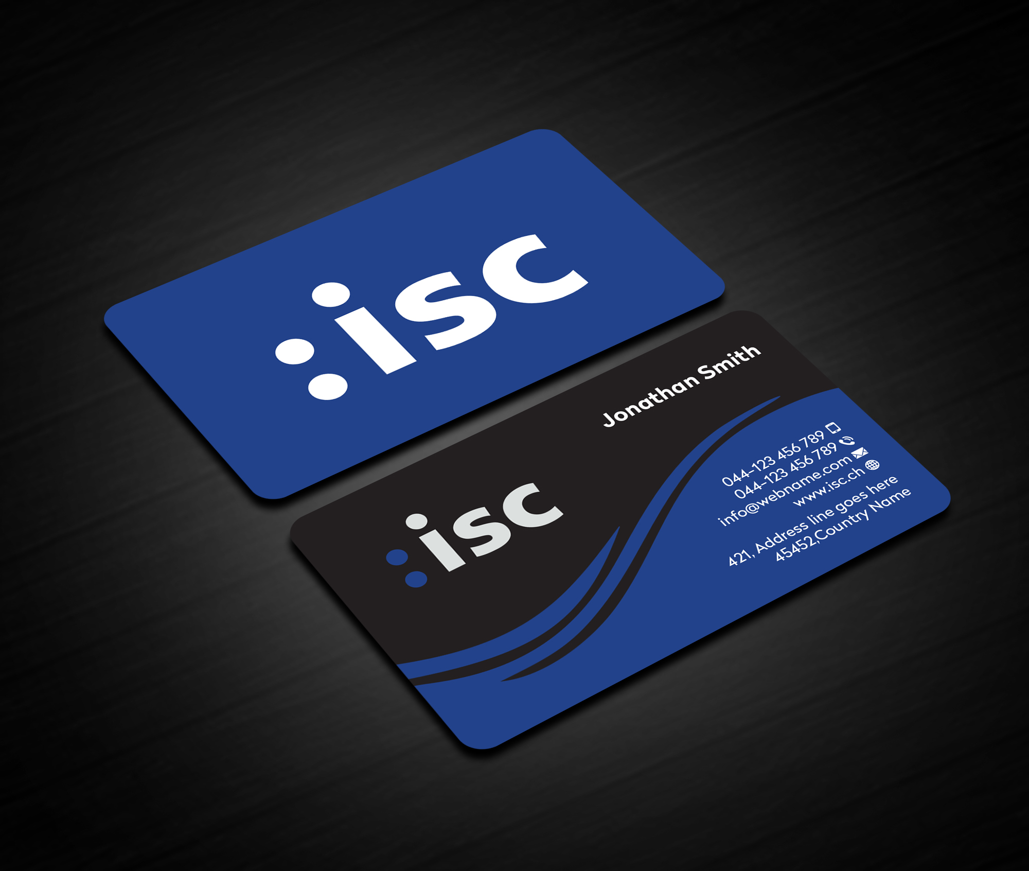 Design de Carte de Visite par Creations Box 2015 pour ISC Information Shuttle Corportion GmbH | Design #27343280