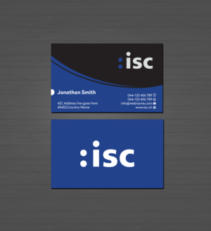 Diseño de Tarjeta de Presentación por Creations Box 2015 para ISC Information Shuttle Corportion GmbH | Diseño: #27344094