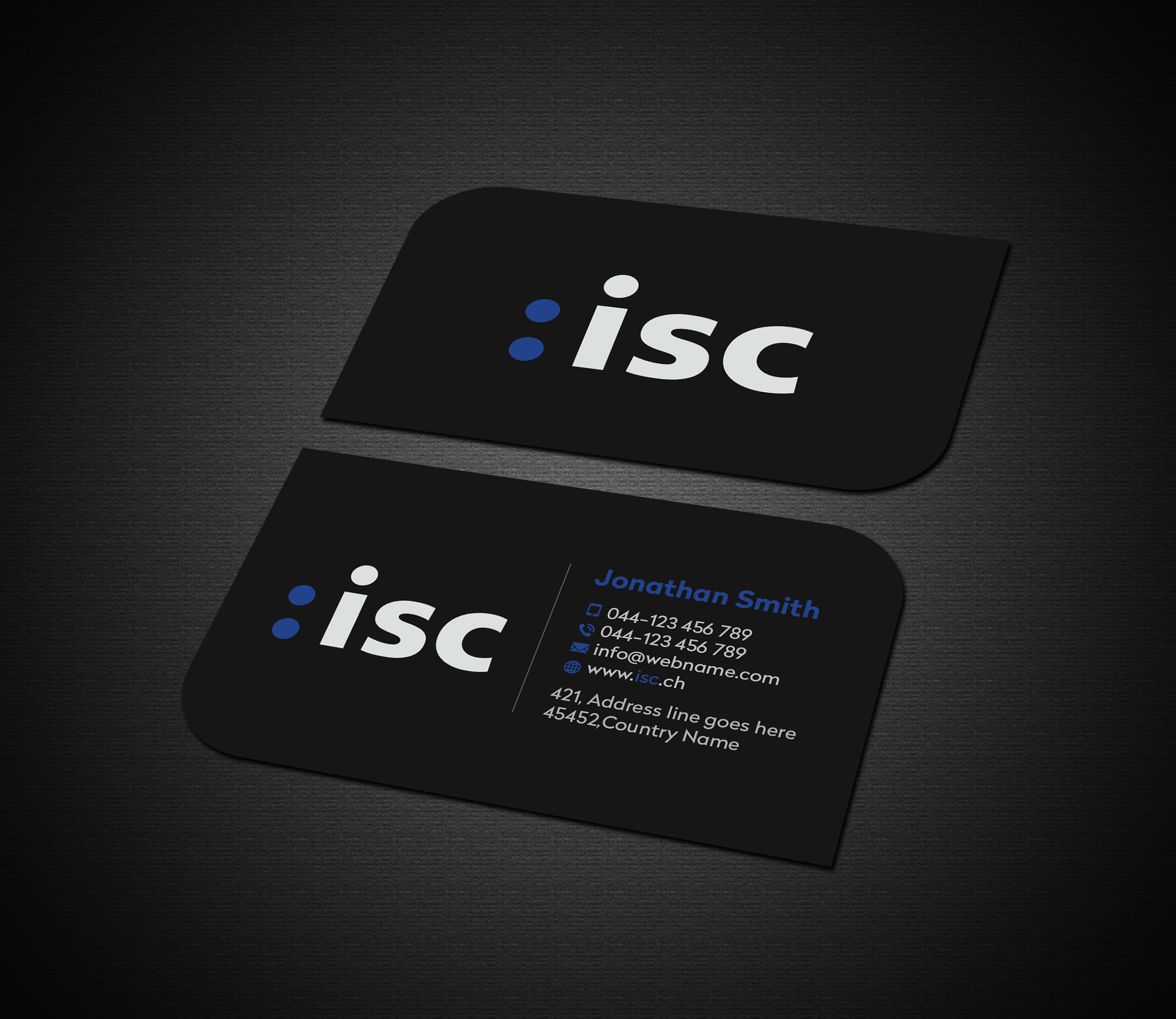 Design de Carte de Visite par Creations Box 2015 pour ISC Information Shuttle Corportion GmbH | Design #27344095