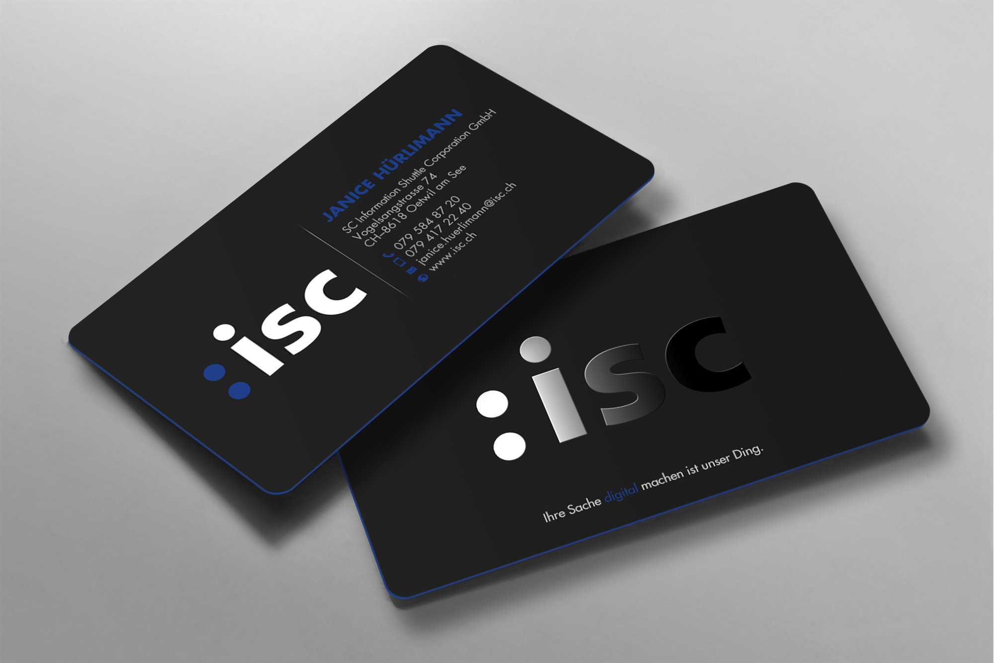 Design de Carte de Visite par chandrayaan.creative pour ISC Information Shuttle Corportion GmbH | Design #27343110