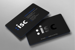 Visitenkarten-Design von chandrayaan.creative für ISC Information Shuttle Corportion GmbH | Design: #27343110
