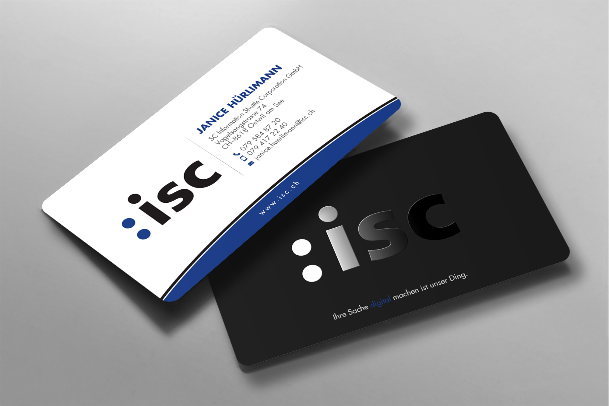 Design de Carte de Visite par chandrayaan.creative pour ISC Information Shuttle Corportion GmbH | Design #27343111