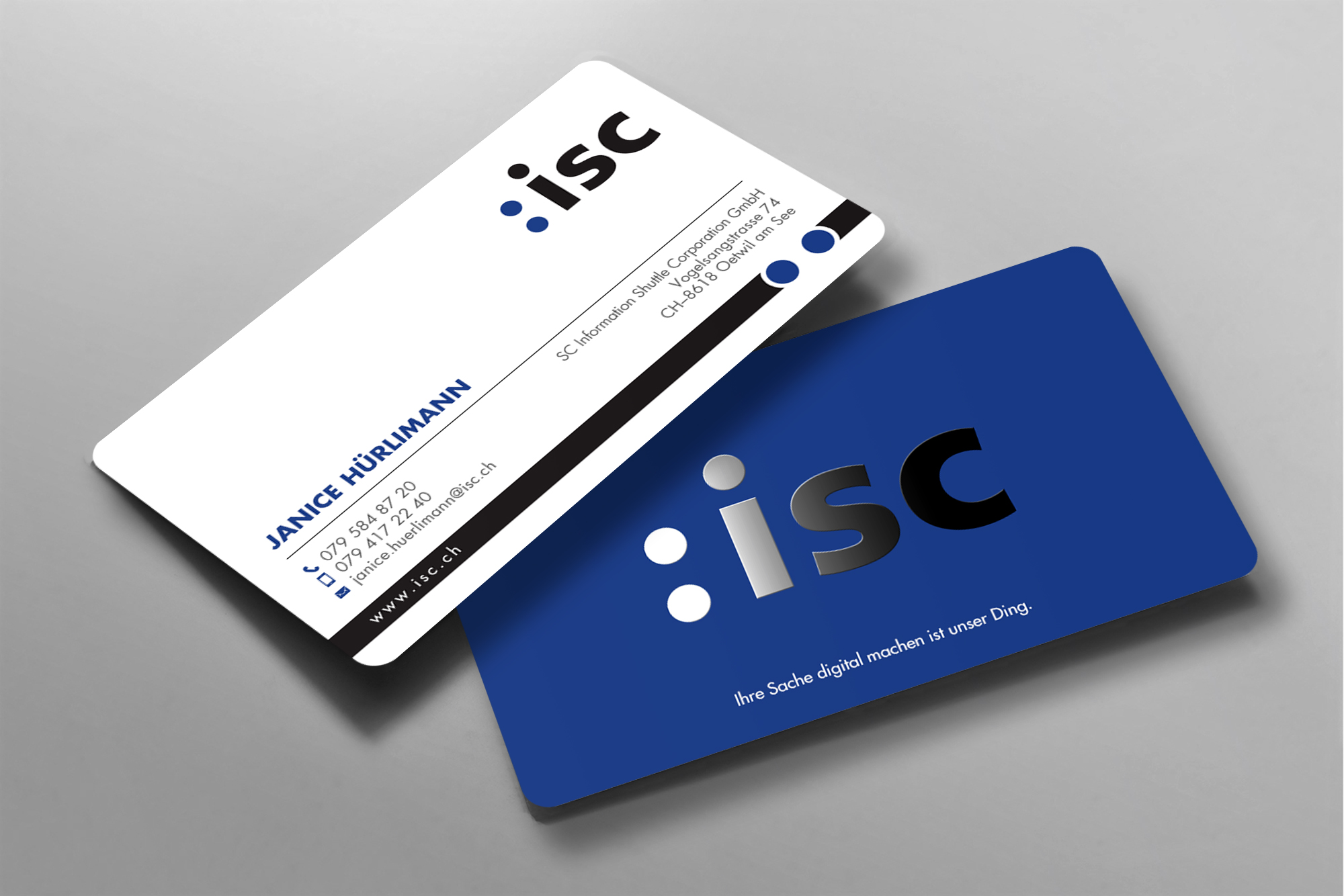 Design de Carte de Visite par chandrayaan.creative pour ISC Information Shuttle Corportion GmbH | Design #27343114
