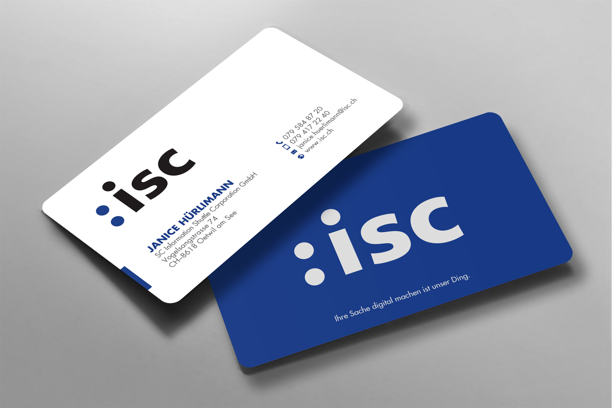 Design de Carte de Visite par chandrayaan.creative pour ISC Information Shuttle Corportion GmbH | Design #27343124
