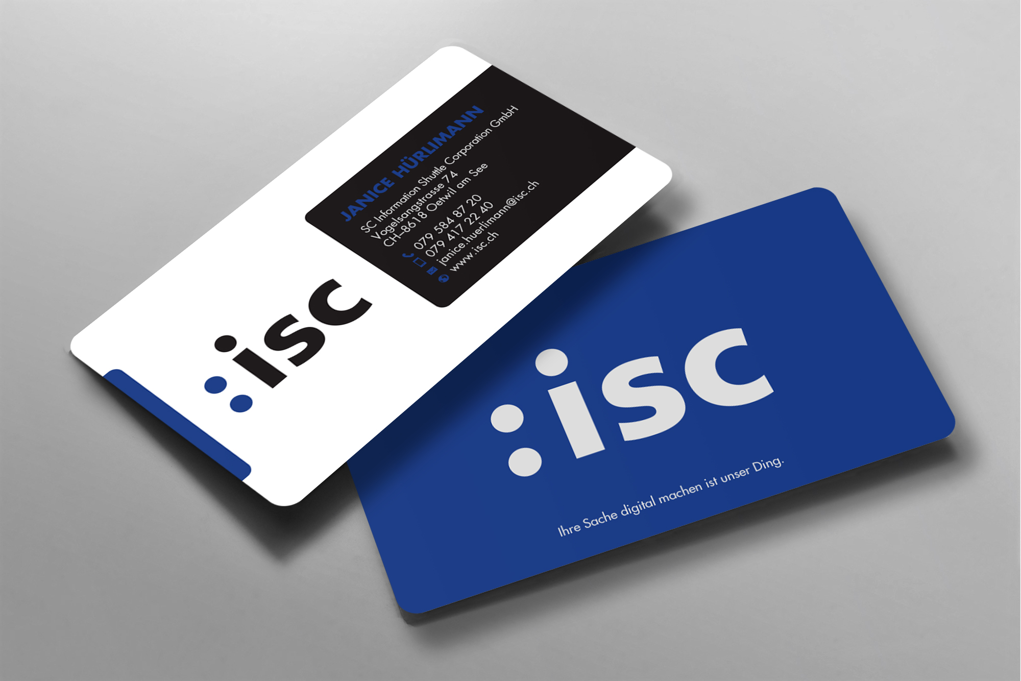 Design de Carte de Visite par chandrayaan.creative pour ISC Information Shuttle Corportion GmbH | Design #27343125