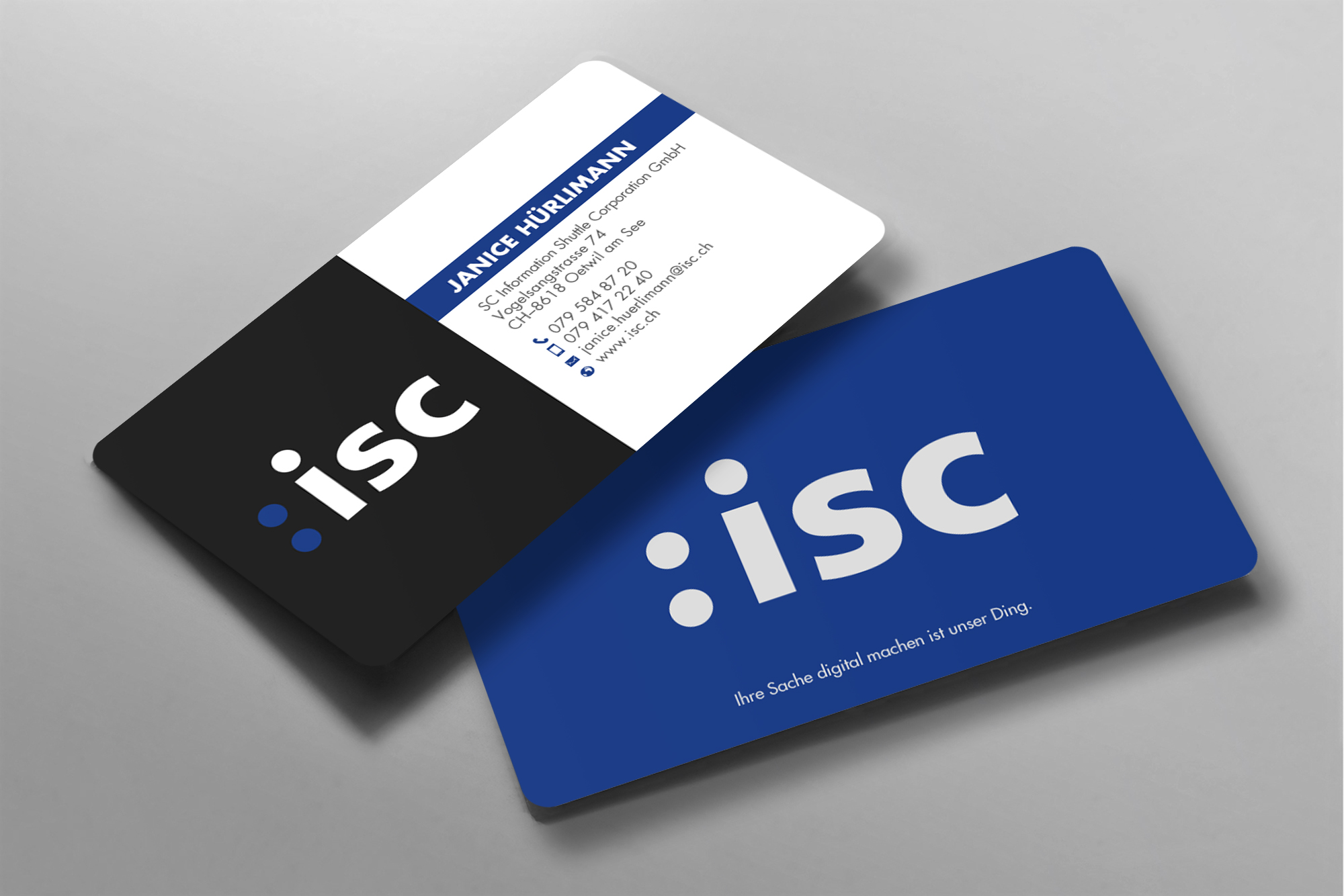 Design de Carte de Visite par chandrayaan.creative pour ISC Information Shuttle Corportion GmbH | Design #27344233