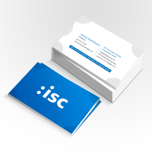 Modern two-sided business card for a general enterprise that improves the digital user experience. | Diseño de Tarjeta de Presentación por Creative Jiniya