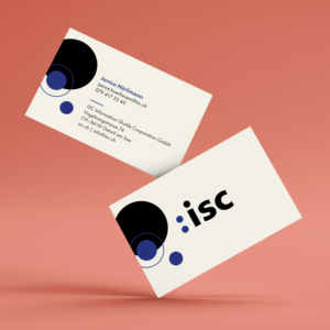 Diseño de Tarjeta de Presentación por hoangsongraphicdesign para ISC Information Shuttle Corportion GmbH | Diseño #27340885