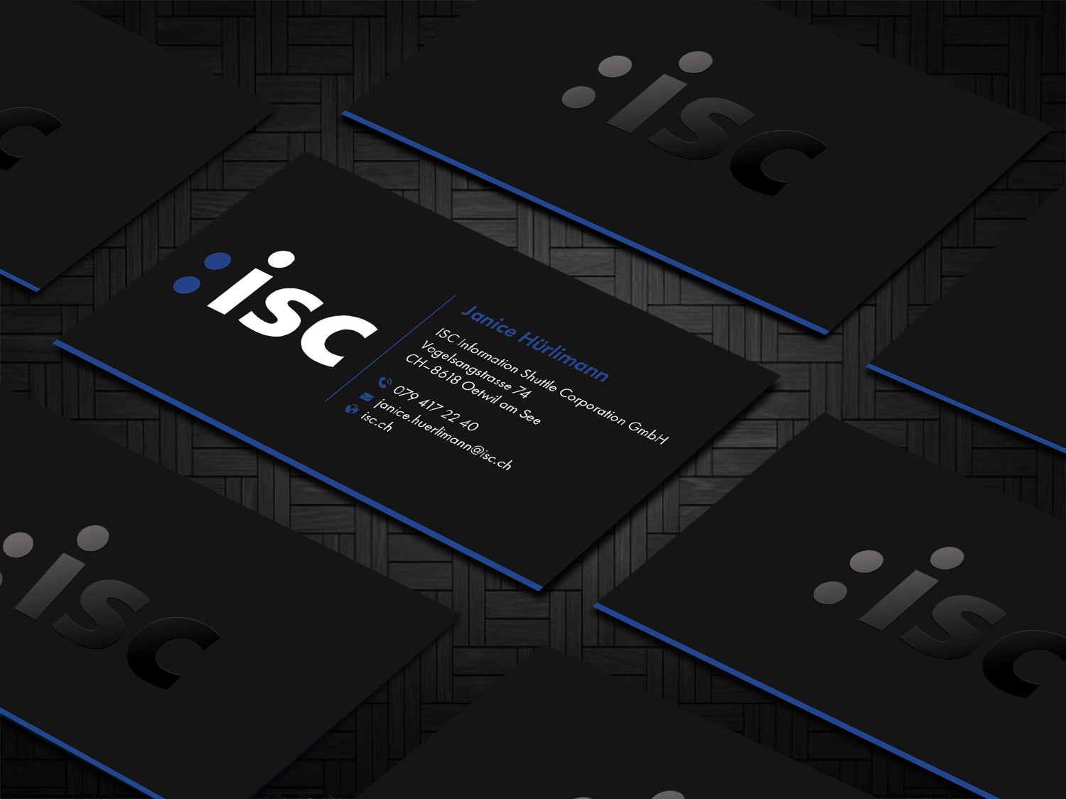 Design de Carte de Visite par DesignShout pour ISC Information Shuttle Corportion GmbH | Design #27339962