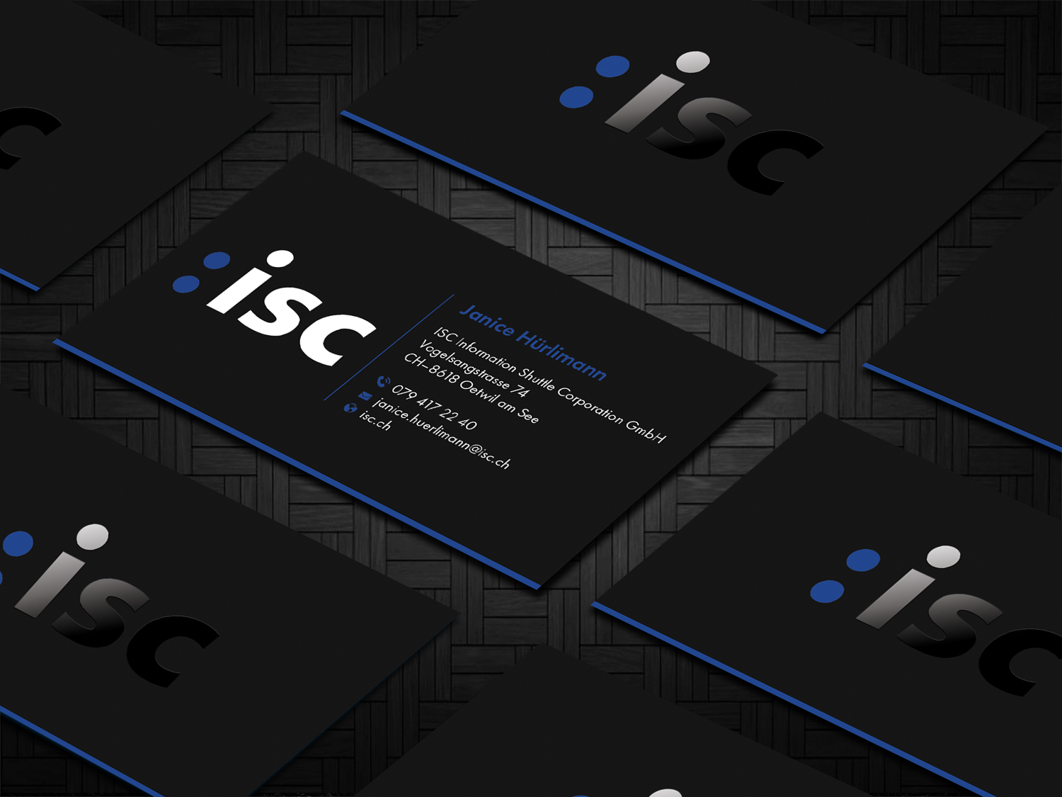 Design de Carte de Visite par DesignShout pour ISC Information Shuttle Corportion GmbH | Design #27339963