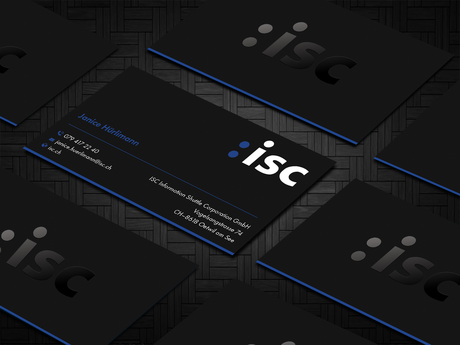 Diseño de Tarjeta de Presentación por DesignShout para ISC Information Shuttle Corportion GmbH | Diseño #27339981