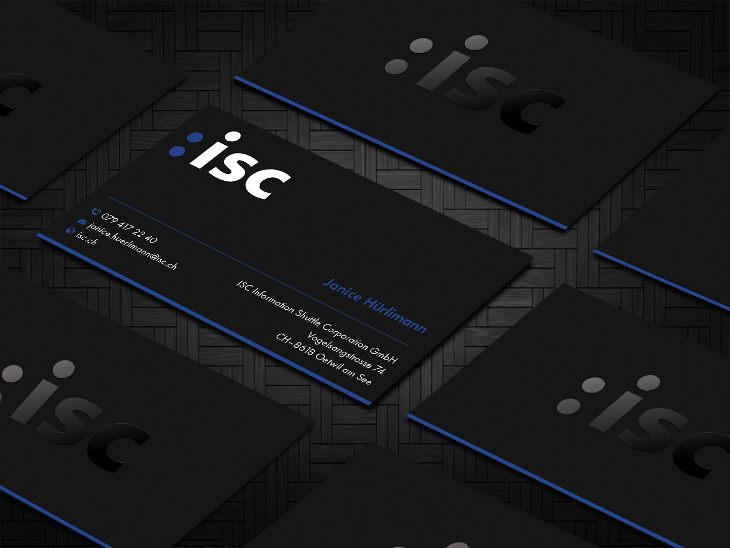 Design de Carte de Visite par DesignShout pour ISC Information Shuttle Corportion GmbH | Design #27339982