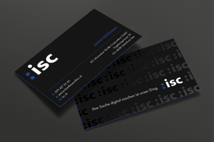 Diseño de Tarjeta de Presentación por DesignShout para ISC Information Shuttle Corportion GmbH | Diseño: #27343371