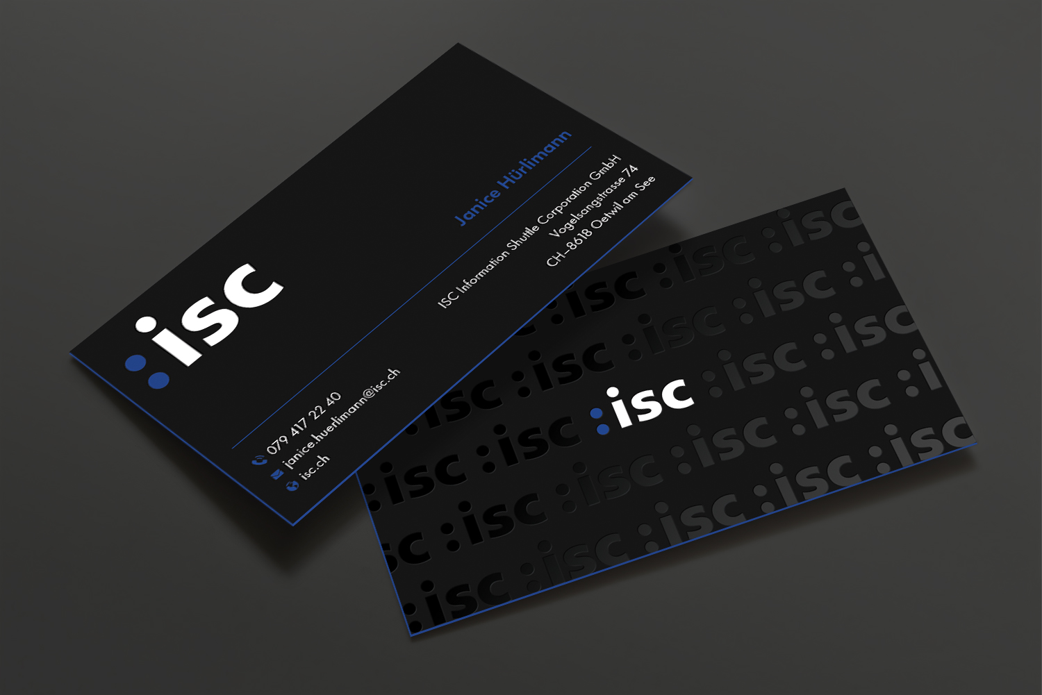 Design de Carte de Visite par DesignShout pour ISC Information Shuttle Corportion GmbH | Design #27343381