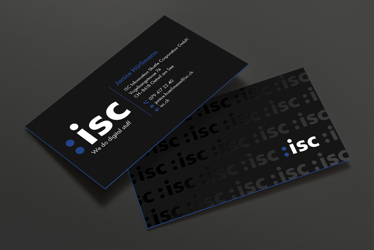 Design de Carte de Visite par DesignShout pour ISC Information Shuttle Corportion GmbH | Design #27344863