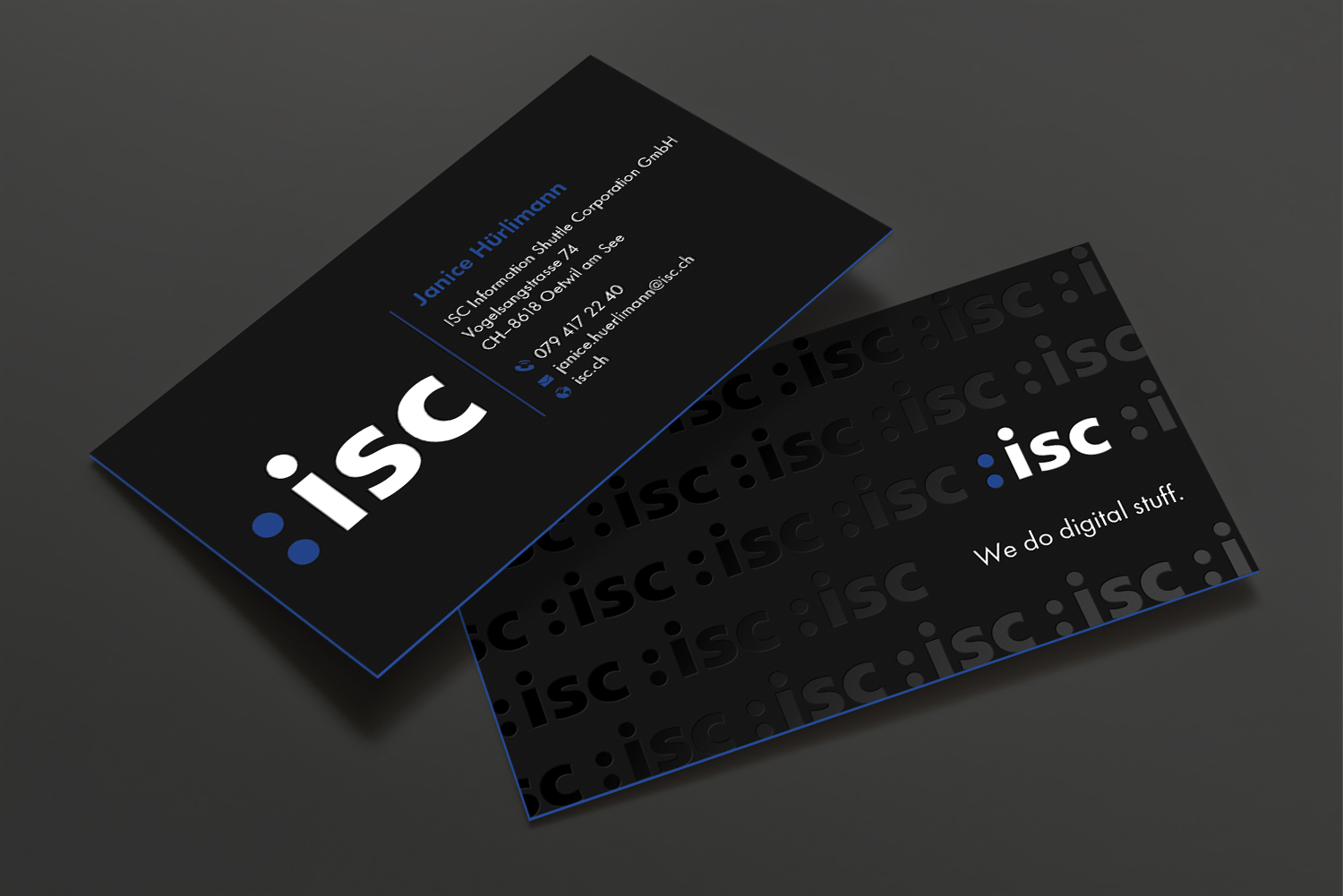Diseño de Tarjeta de Presentación por DesignShout para ISC Information Shuttle Corportion GmbH | Diseño #27344878
