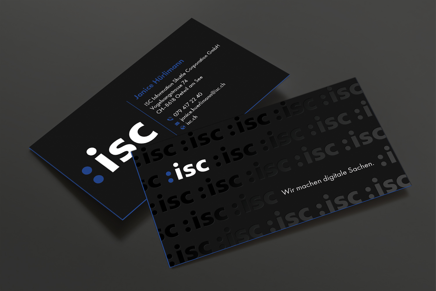 Design de Carte de Visite par DesignShout pour ISC Information Shuttle Corportion GmbH | Design #27344931