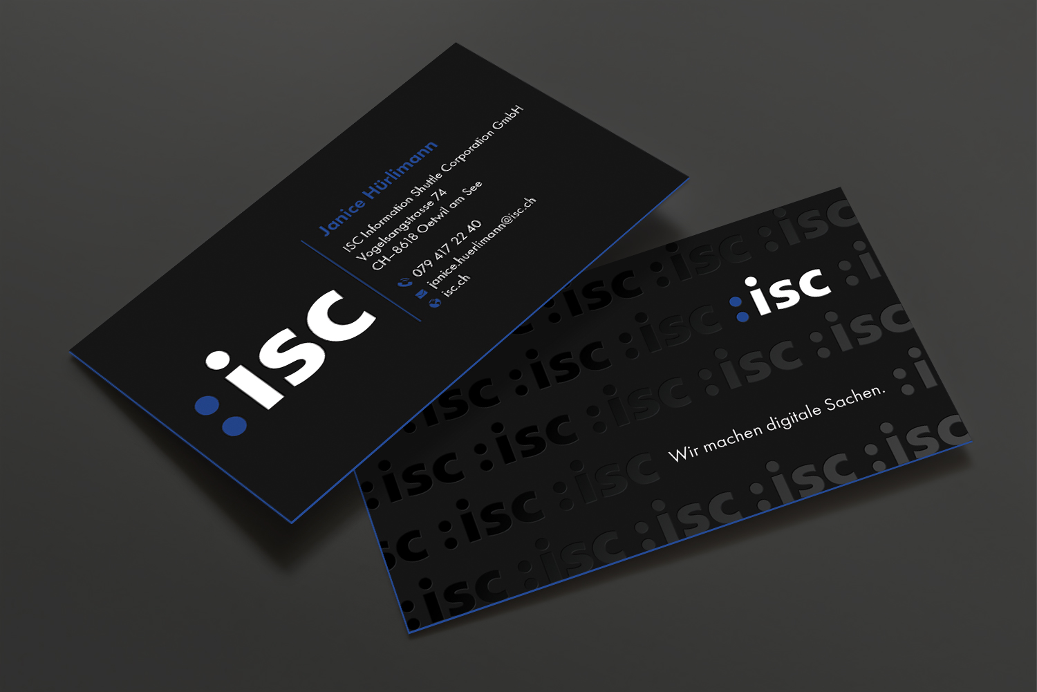 Design de Carte de Visite par DesignShout pour ISC Information Shuttle Corportion GmbH | Design #27344948