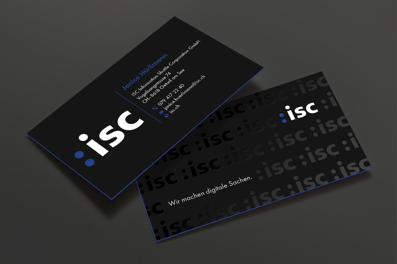 Design de Carte de Visite par DesignShout pour ISC Information Shuttle Corportion GmbH | Design #27344949