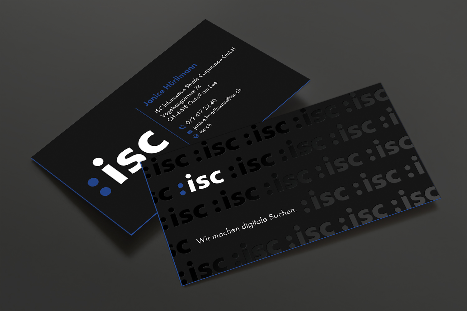 Design de Carte de Visite par DesignShout pour ISC Information Shuttle Corportion GmbH | Design #27344954