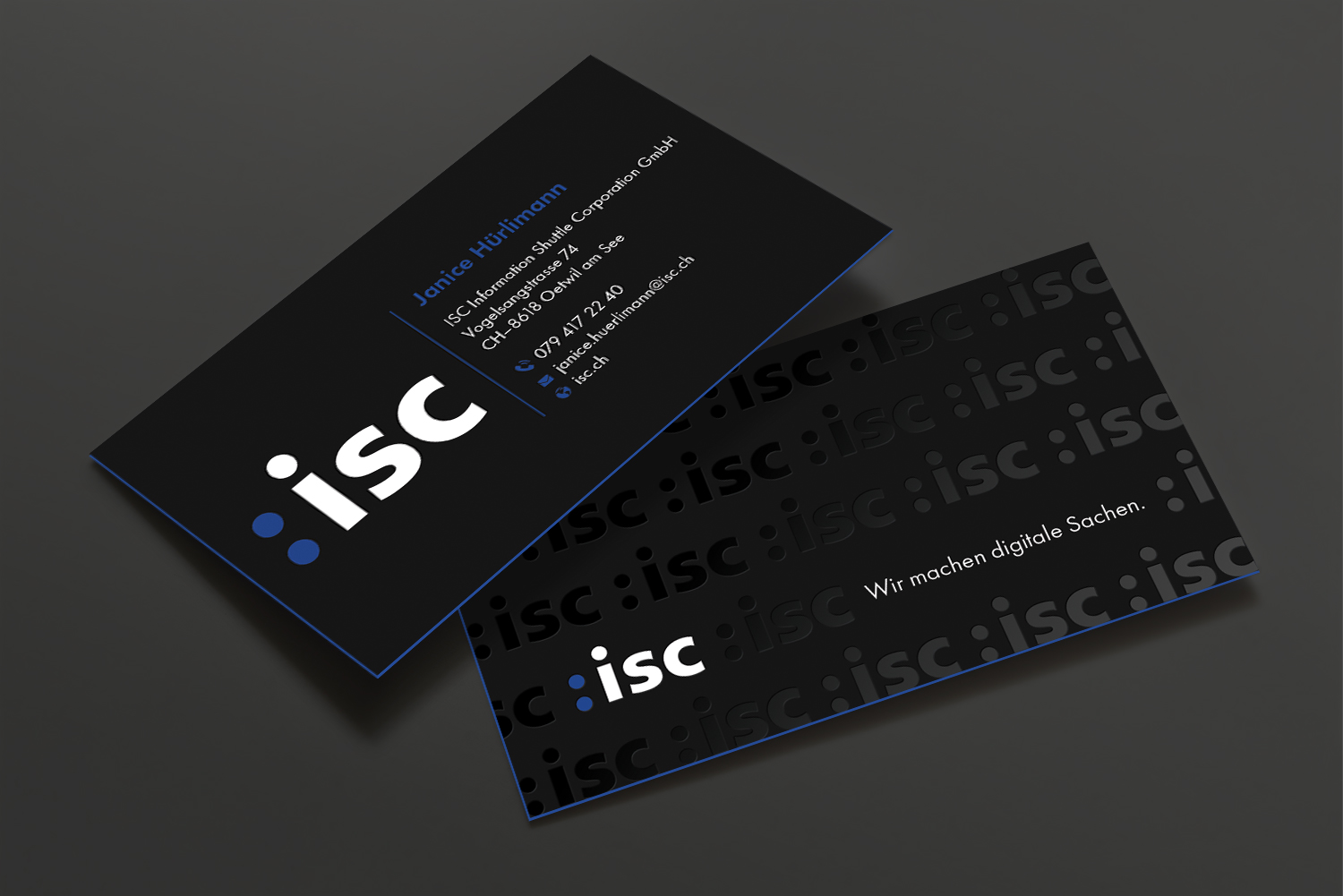 Design de Carte de Visite par DesignShout pour ISC Information Shuttle Corportion GmbH | Design #27344990