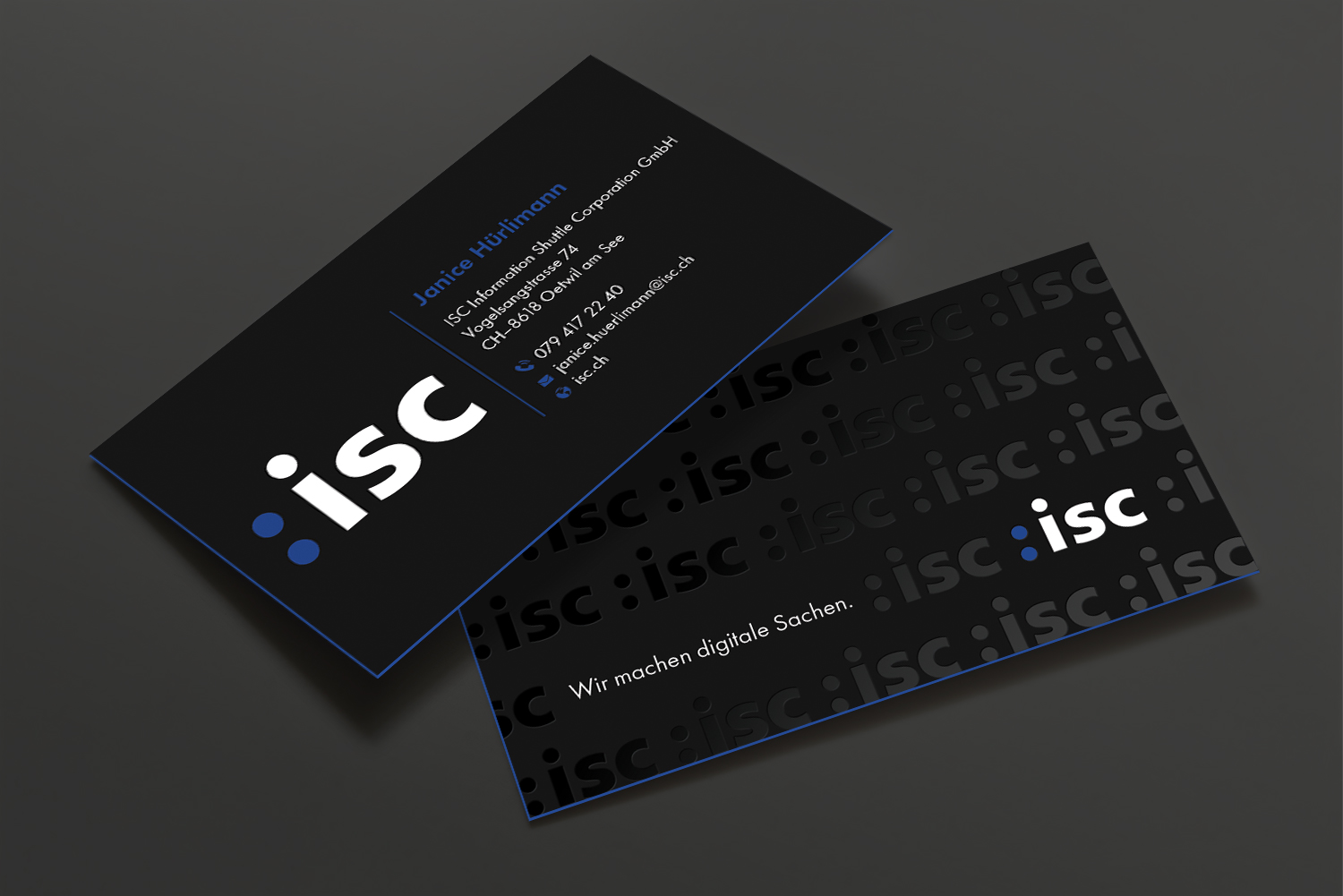 Design de Carte de Visite par DesignShout pour ISC Information Shuttle Corportion GmbH | Design #27344992