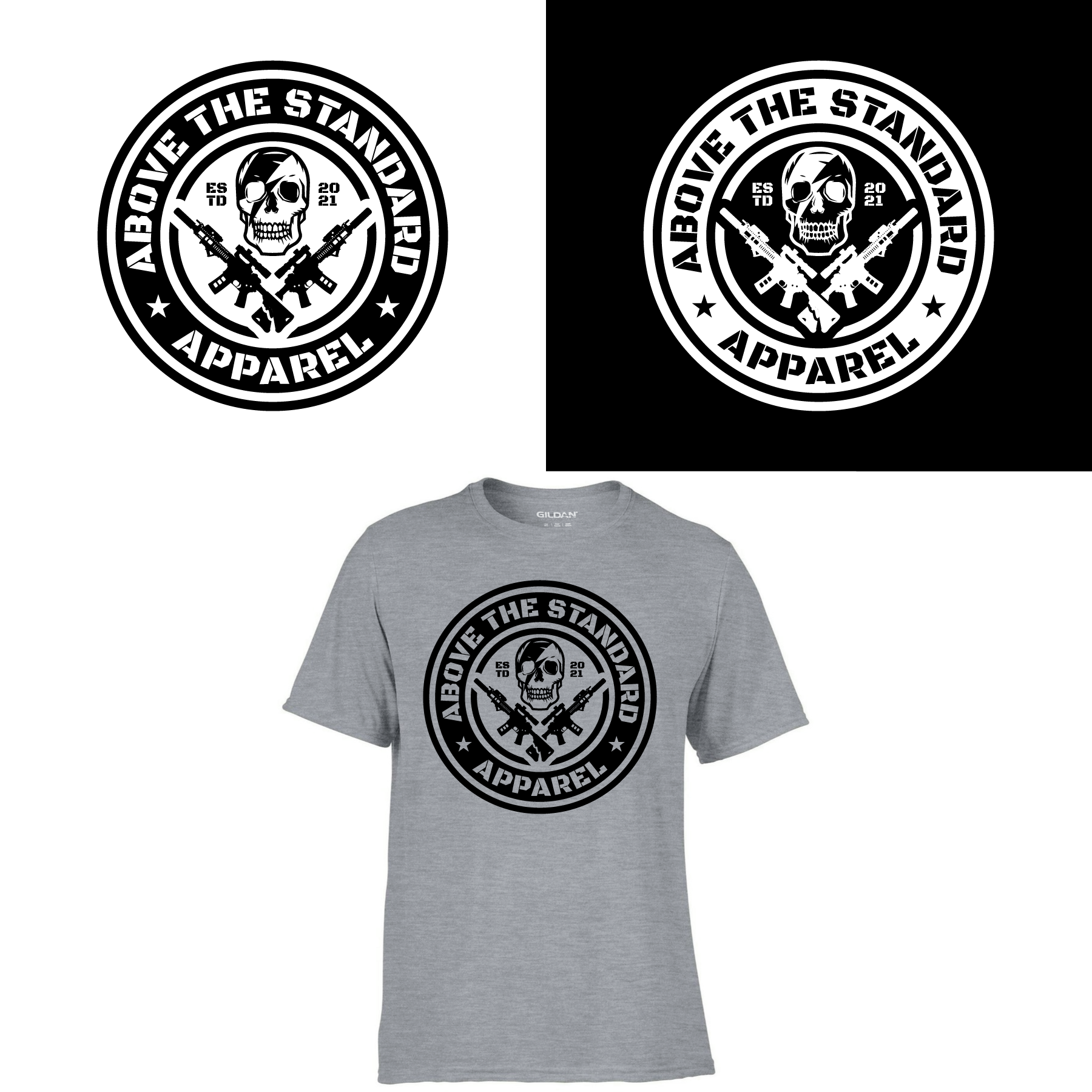 Logo Design by 1975oliverocampo for Above the standard apparel  | Design #27340238