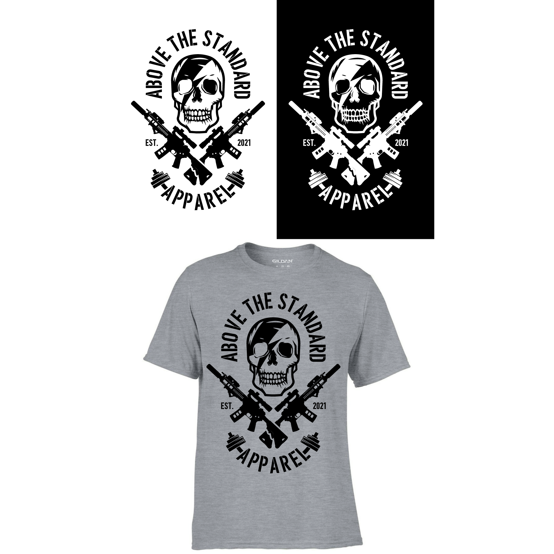 Logo Design by 1975oliverocampo for Above the standard apparel  | Design #27343724