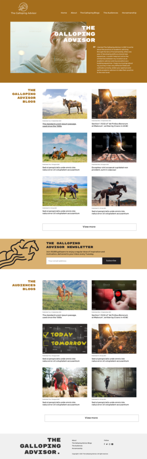 Wordpress Design by G!Morning for this project | Design #27347644