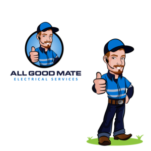 ALL GOOD MATE Electrical Services | Logo Design by Anekaa