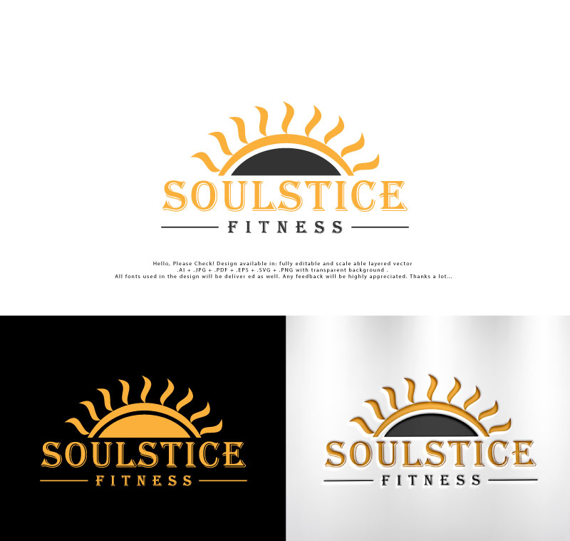 Logo Design by Cliping_path for Soulstice Fitness | Design #27351127