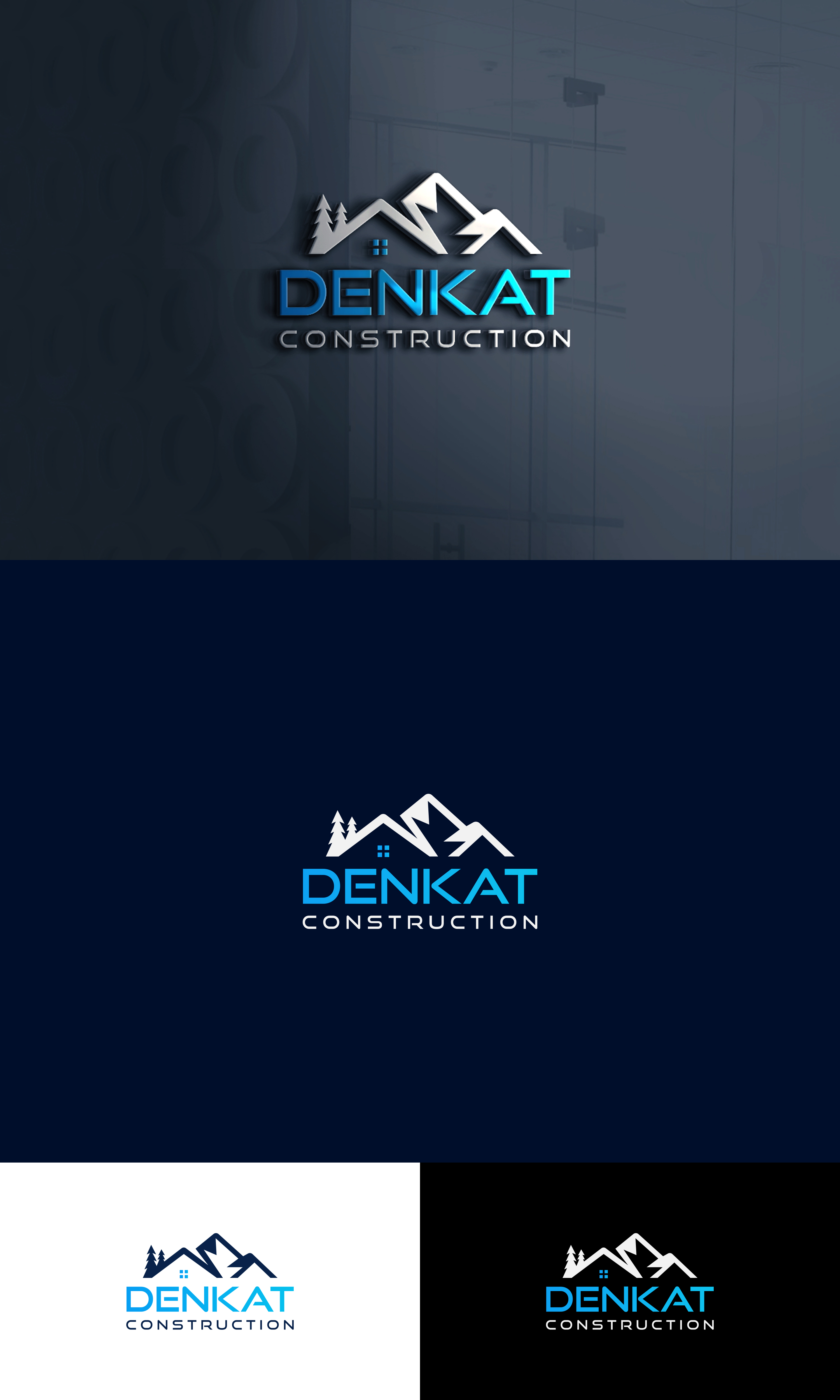 Logo Design by Ally Mac for DenKat Construction | Design #27376821