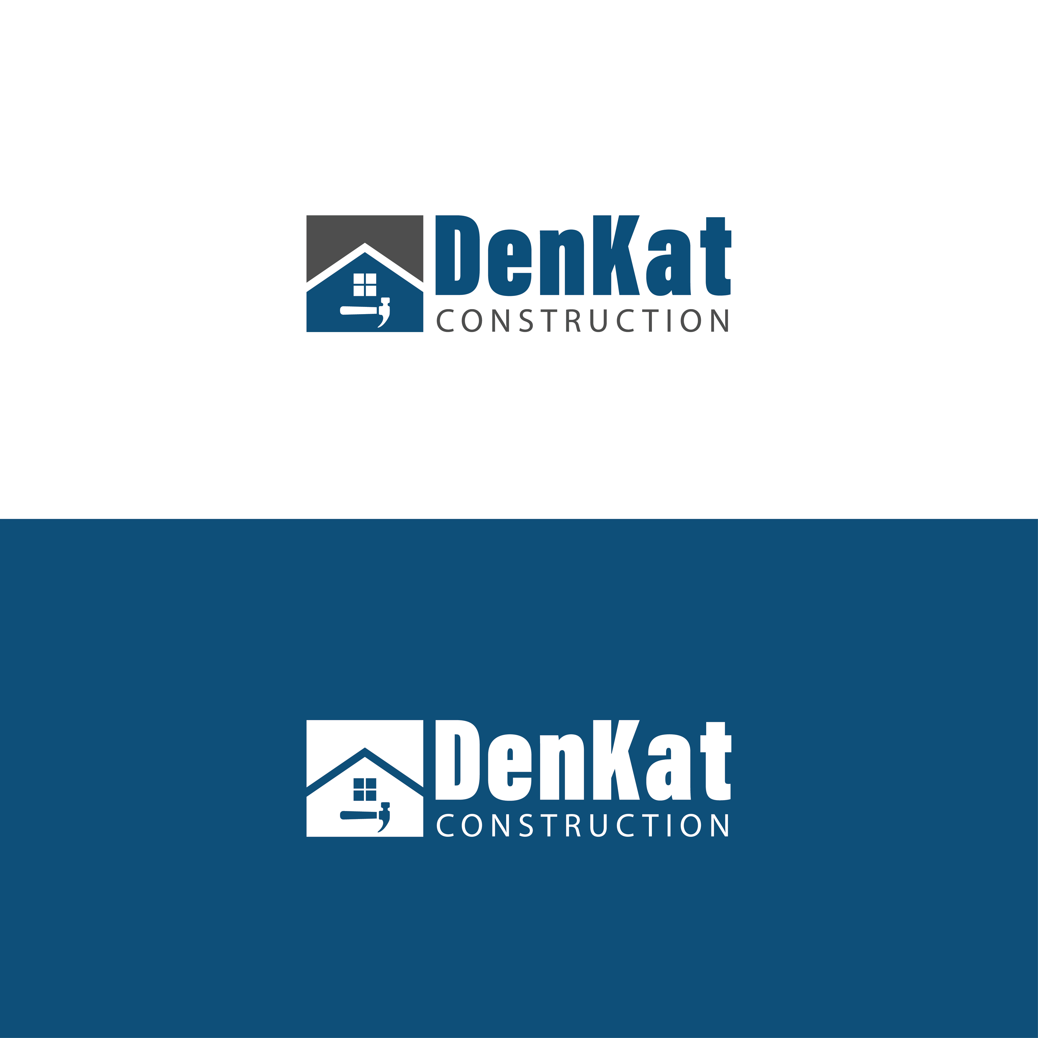 Logo Design by Jabersha for DenKat Construction | Design #27340198
