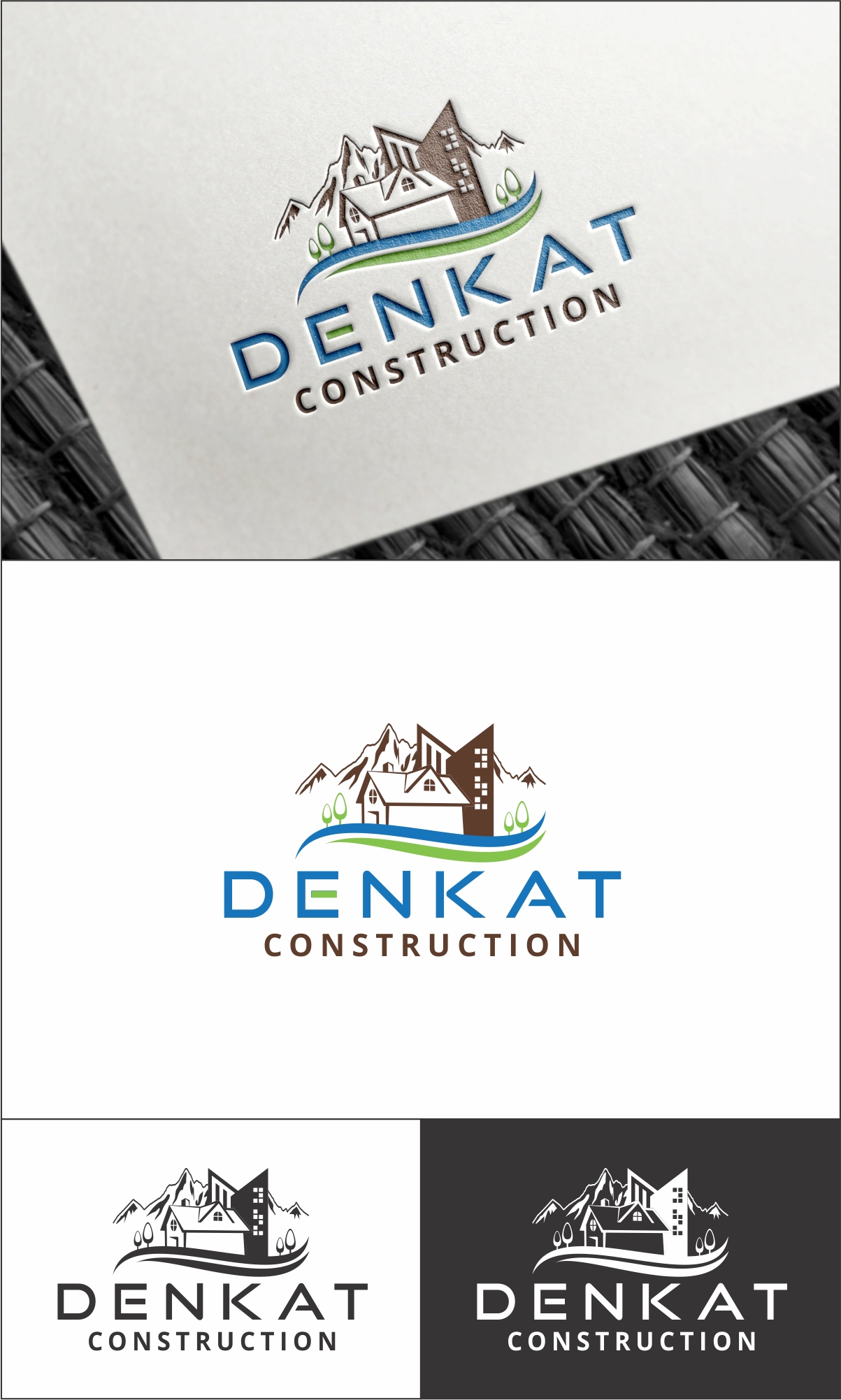 Logo Design by Robert Macwan for DenKat Construction | Design #27342507
