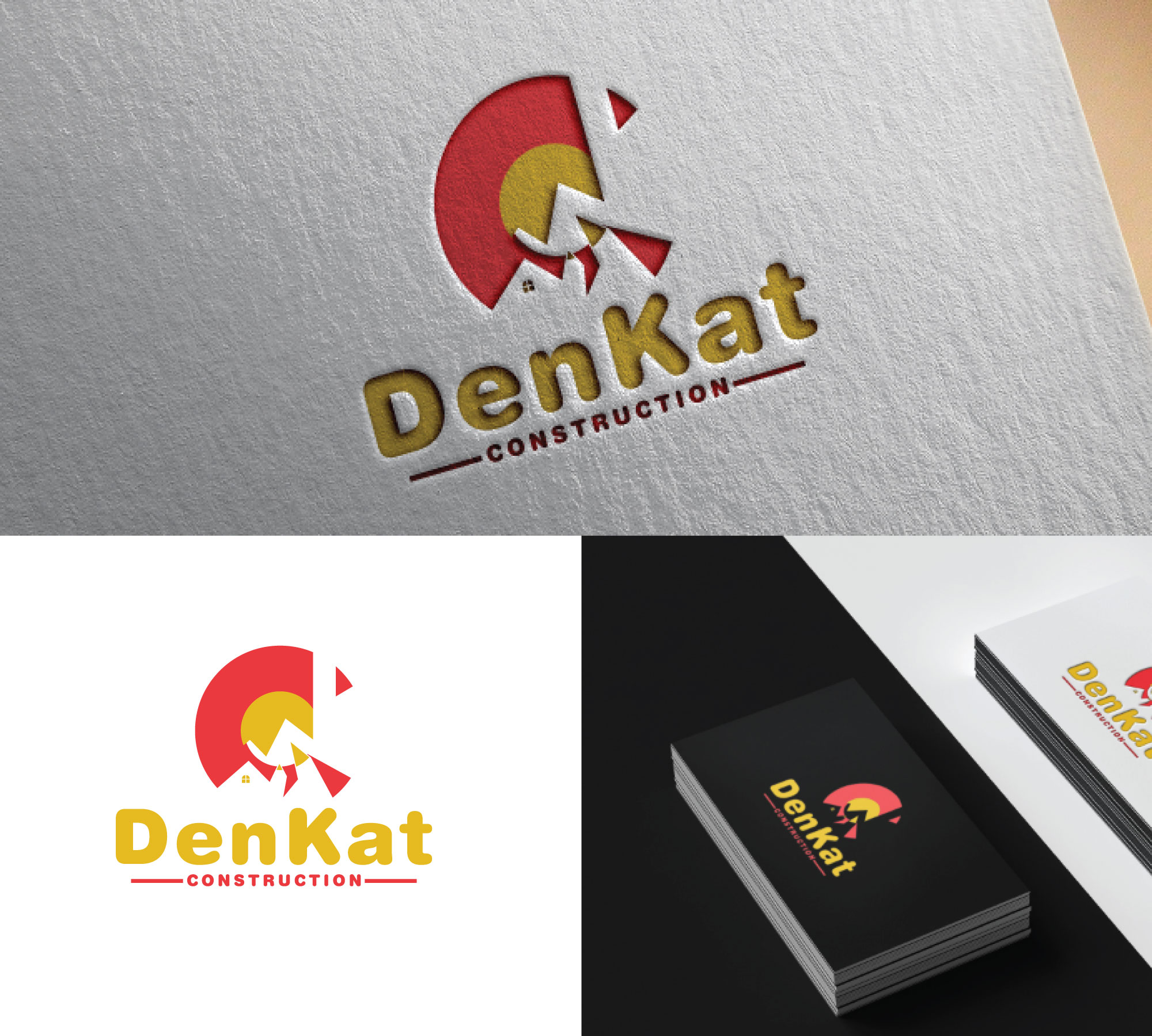 Logo Design by hjyoo for DenKat Construction | Design #27340423