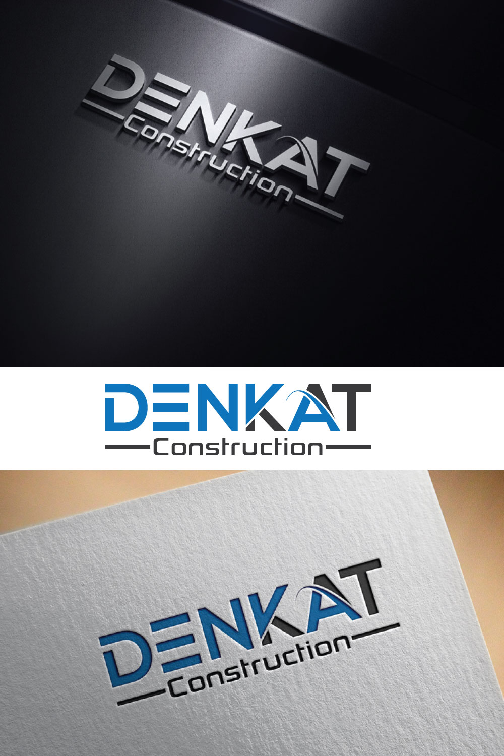 Logo Design by Safwan islam for DenKat Construction | Design: #27341902