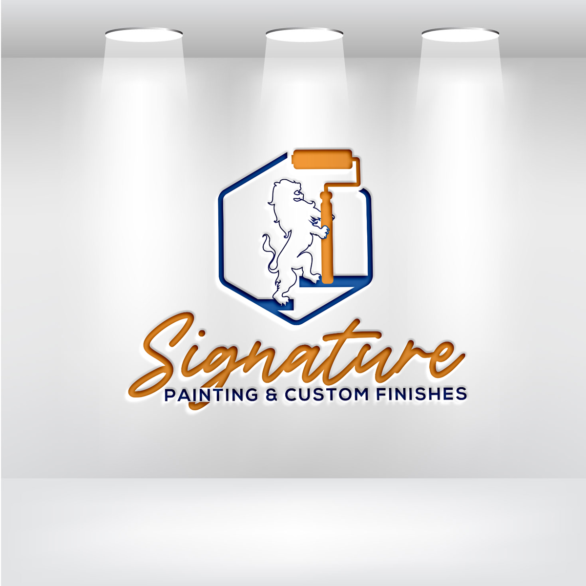 Logo Design by rainbow logos for Signature Painting & Custom Finishes | Design #27343450