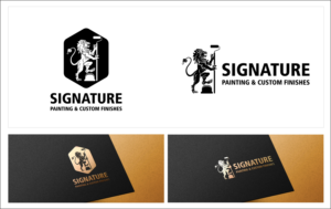 Logo-Design von kgraphics2011 für Signature Painting & Custom Finishes | Design #27341250