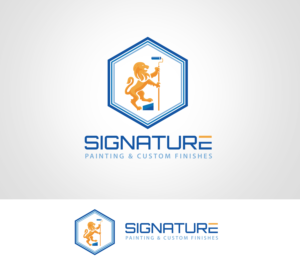 Logo-Design von Taya Bright für Signature Painting & Custom Finishes | Design #27343845