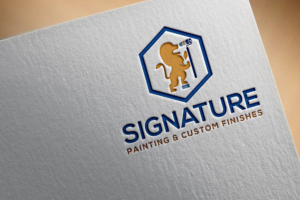 Signature Painting & Custom Finishes | Logo Design by adnan001 2