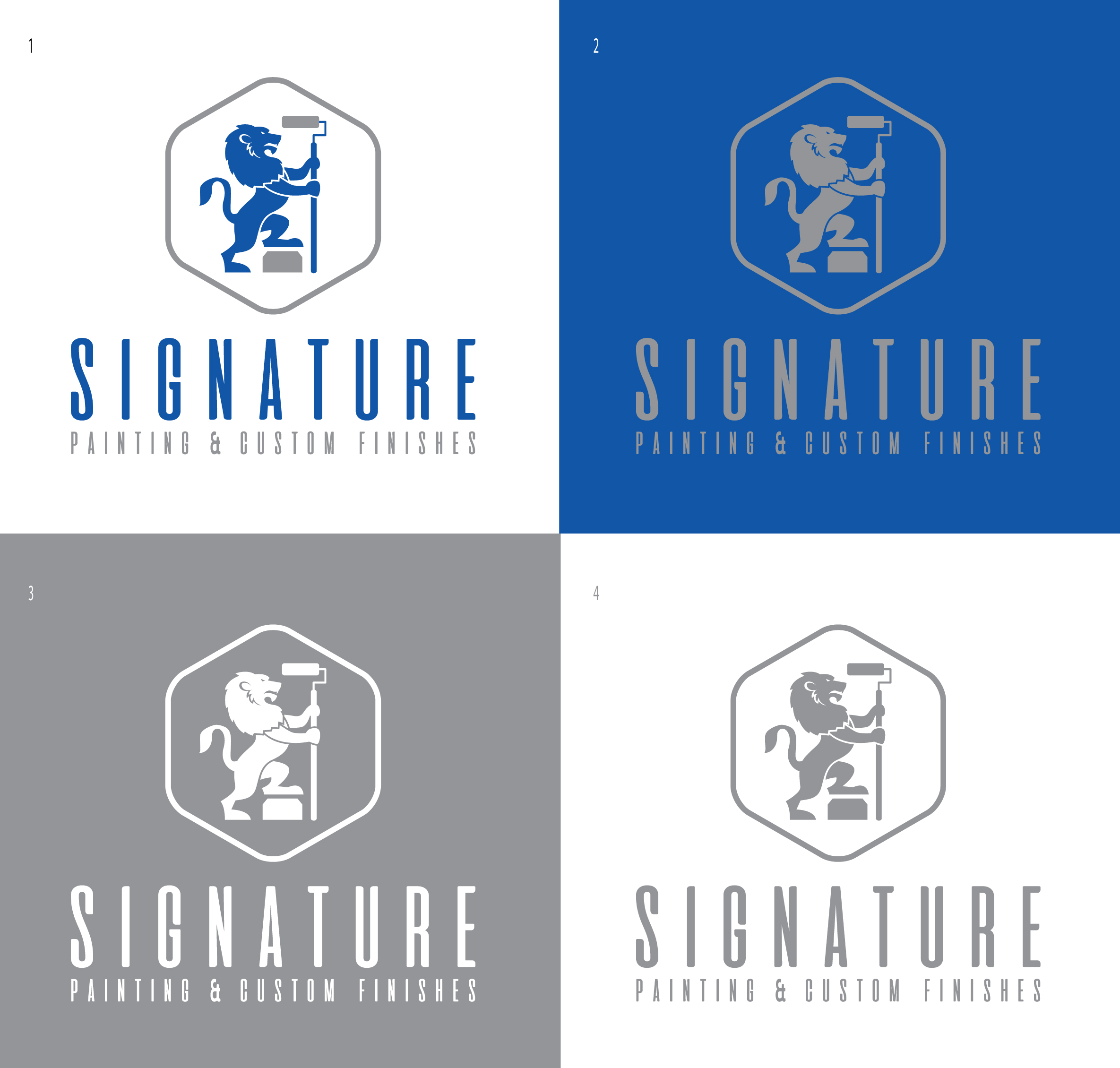 Logo-Design von geni für Signature Painting & Custom Finishes | Design #27348149