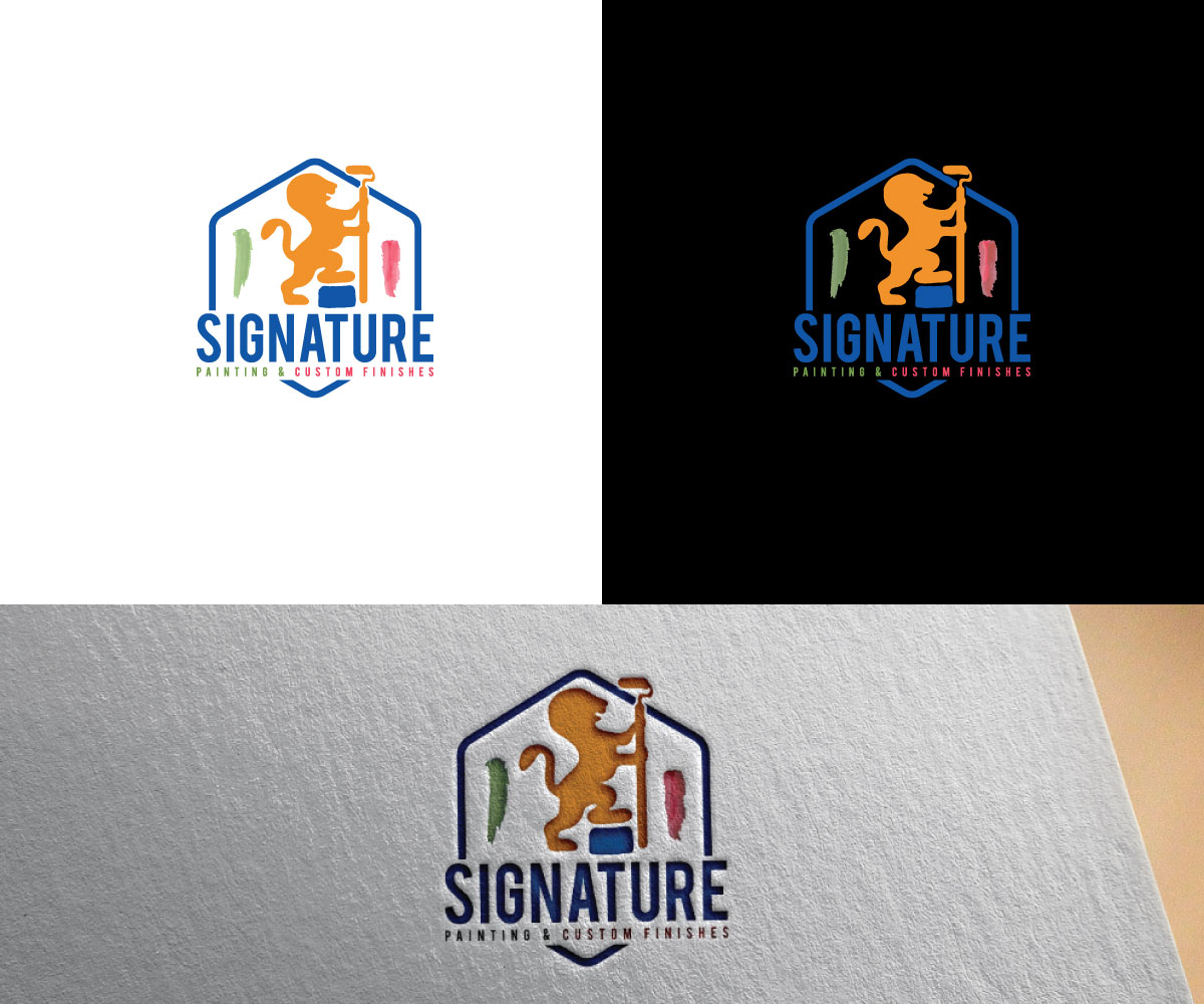 Logo Design by uitaki for Signature Painting & Custom Finishes | Design #27341404
