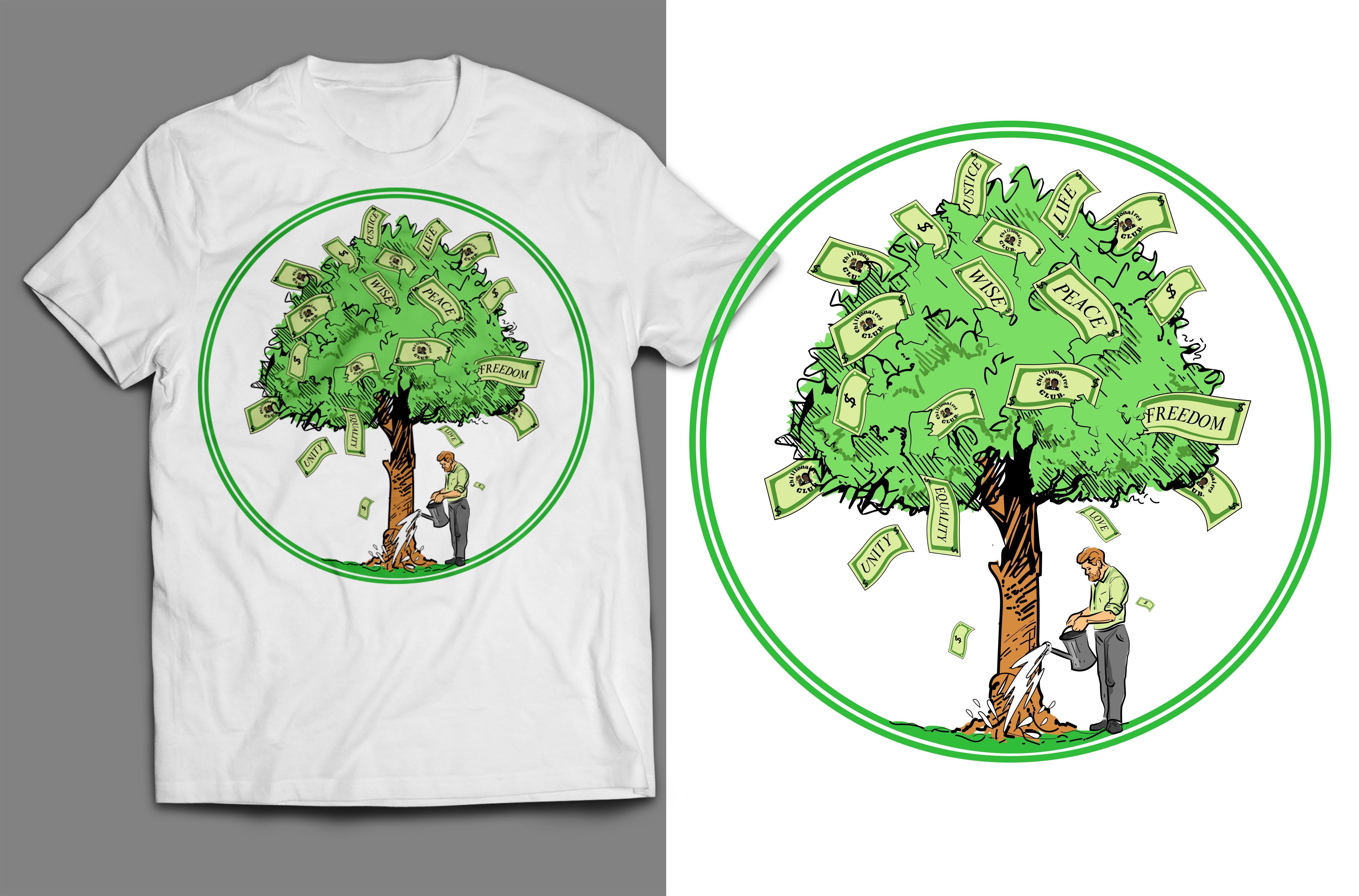 T-shirt Design by SAI DESIGNS for Chillionaires Club | Design #27344061