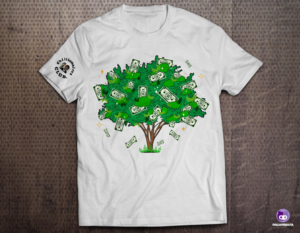 Money trees T-shirt design | Diseño de Camiseta por FigliaPerduta