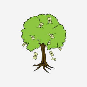 Money trees T-shirt design | T-shirt Design by Risallah