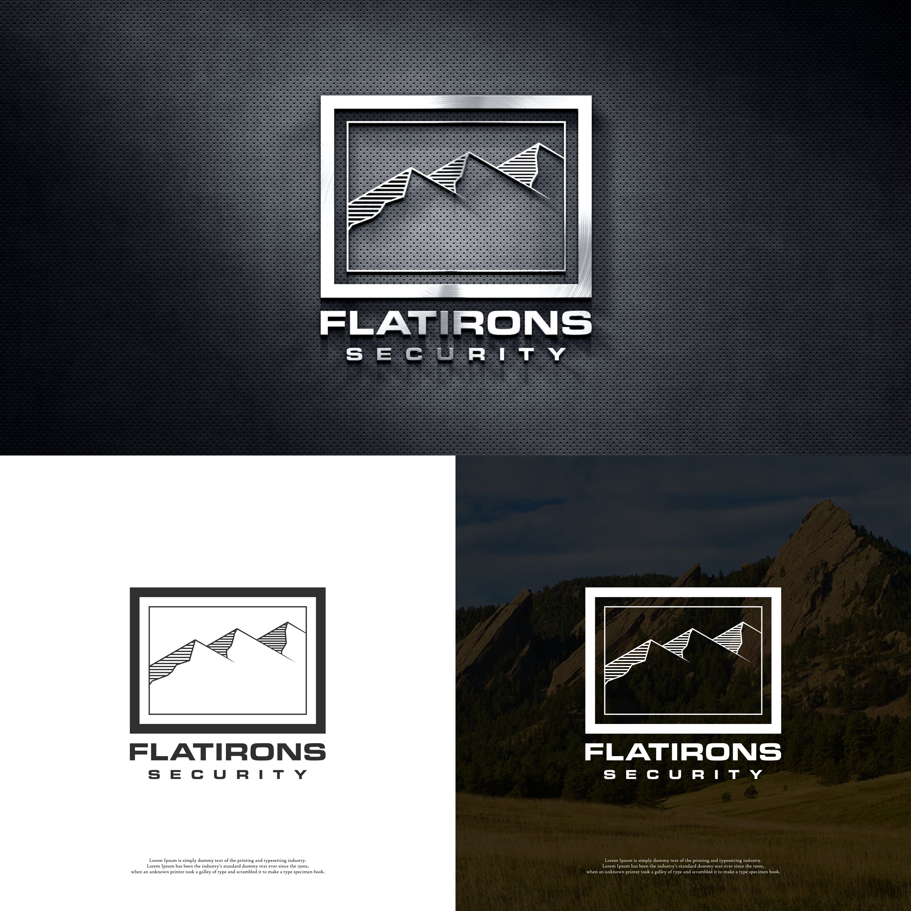 Logo Design by wiwi design for Flatirons Security | Design #27413861